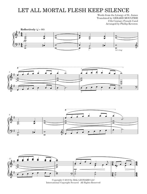 Let all mortal flesh keep silence – Scott Werdebaugh (Piano Solo)