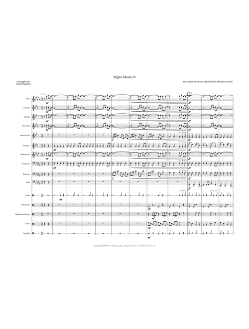 Right Above It (Arr. Cody Thurber) - Lil Wayne Feat Drake (Marching Band)