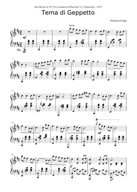 Free Fiorenzo Carpi sheet music | Download PDF or print on ...