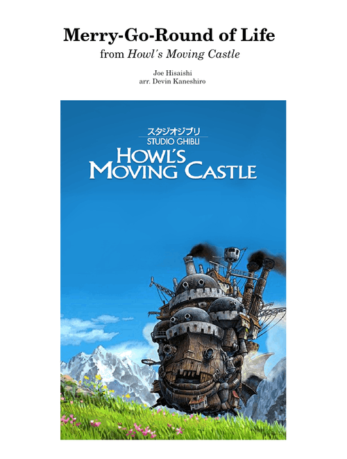 Merry-Go-Round of Life (STRING ORCHESTRA and PIANO) – Joe Hisaishi