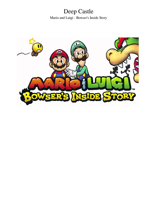 Deep Castle/Castle Depths - Mario and Luigi Bowser's Inside Story