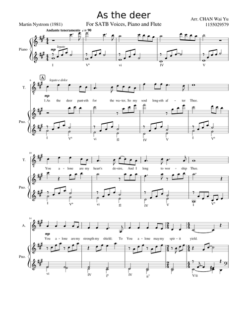 As the Deer - Martin J Nystrom