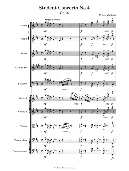 Student Concerto No.4, Op.15 – Friedrich Seitz