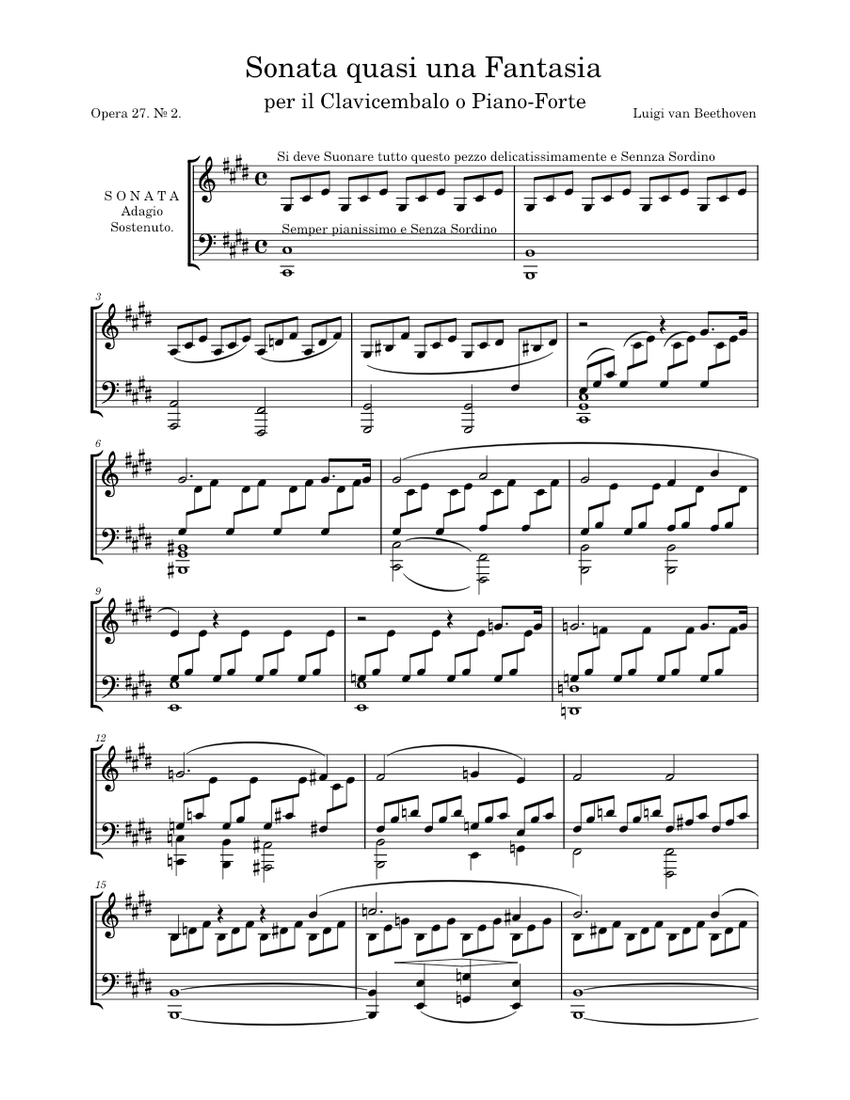 国内外の人気が集結 quasi (Sonata Sonata Moonlight una mov 1st Fantasia) 弦楽器アクセサリ