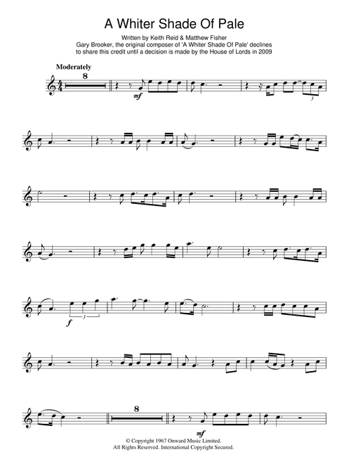 A Whiter Shade Of Pale - Annie Lennox, Procol Harum (Flute Solo)