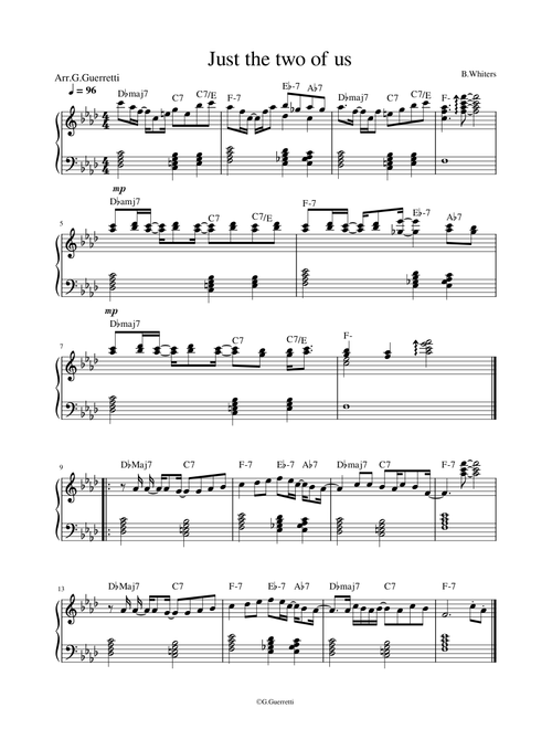 Just the two of us – B.Whiters
