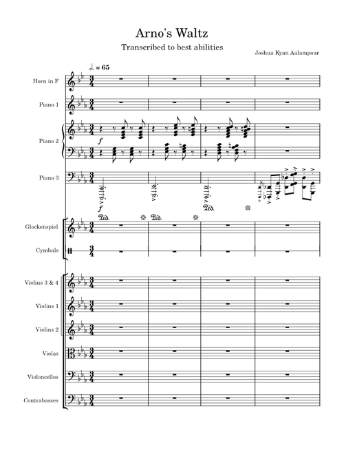 Arno's Waltz – Joshua Kyan Aalampour