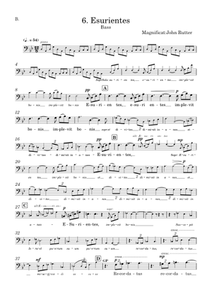 Magnificat - John Rutter Sheet Music for Piano, Vocals (Mixed Trio ...