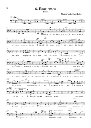 Rutter Score Magnificat - John Rutter Sheet Music for Piano, Vocals (Mixed Trio ...