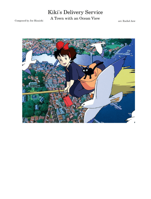 A Town with an Ocean View (Kiki's Delivery Service) – Joe Hisaishi