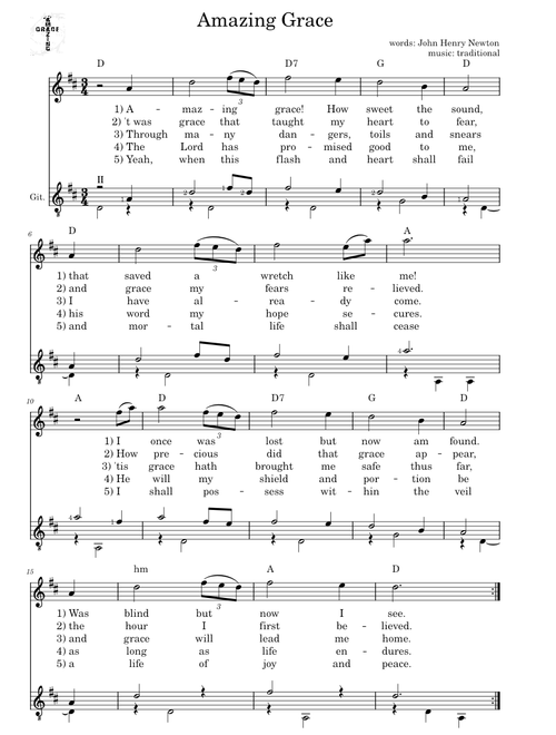 Amazing grace – Misc Praise Songs