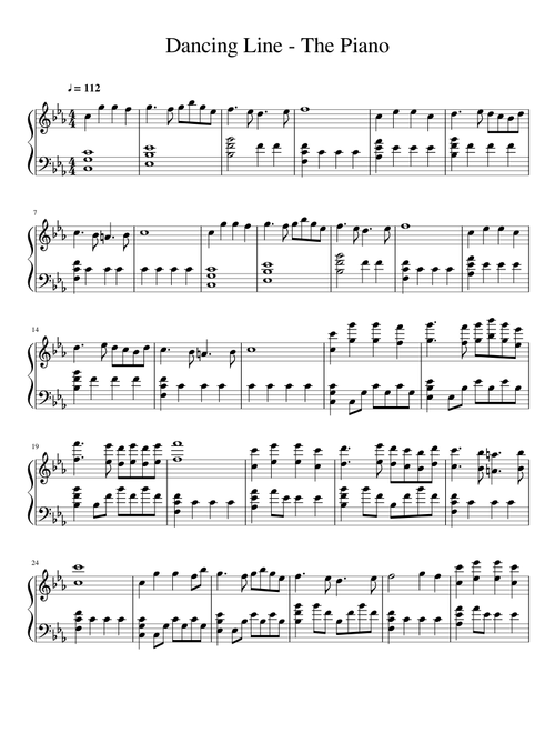 Dancing Line - The Piano