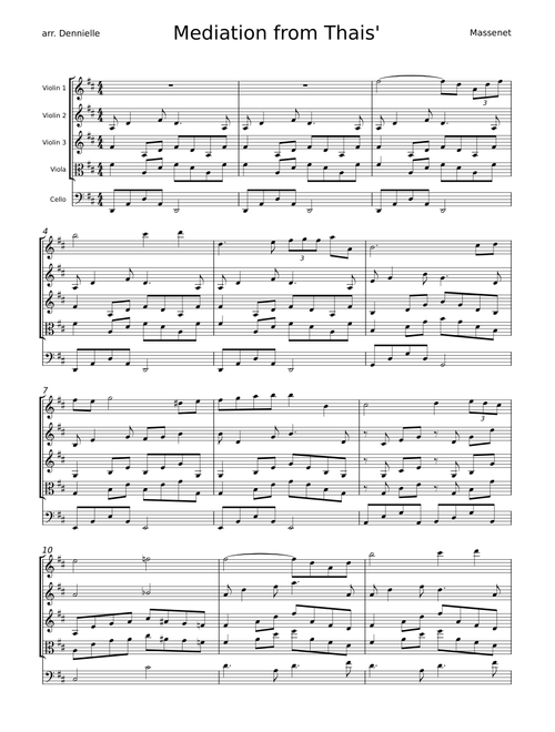 Meditation from Thaïs – Jules Massenet