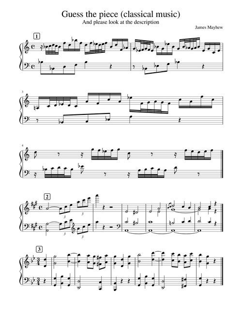 Guess the piece (classical music)