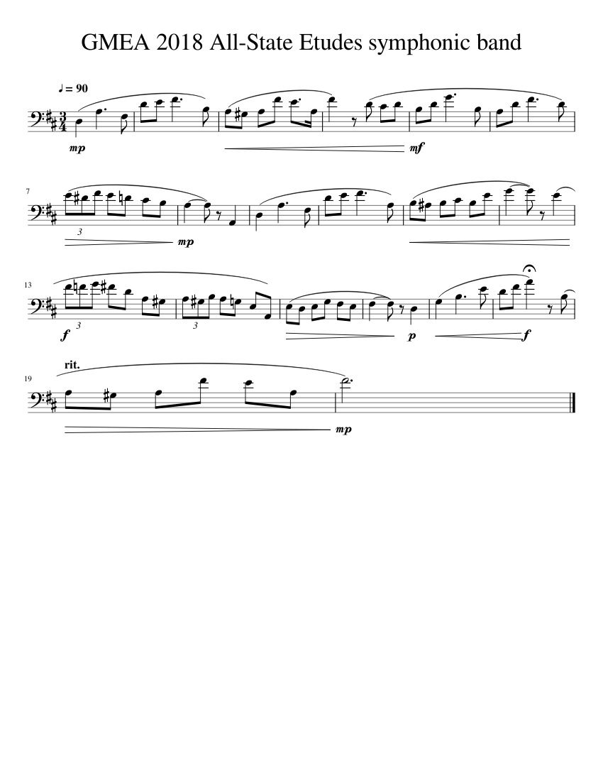 gmea-2018-all-state-etude-1-symphonic-band-trombone-sheet-music-for