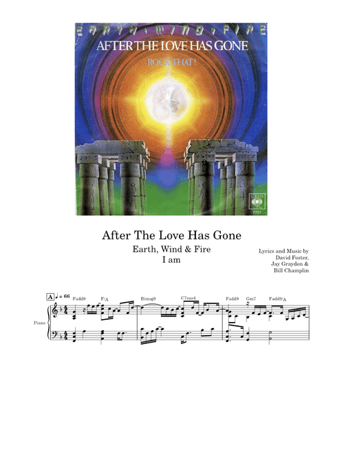 After The Love Has Gone – Earth, Wind & Fire