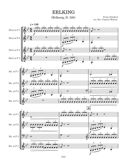 ERLKING - For 4 Horns