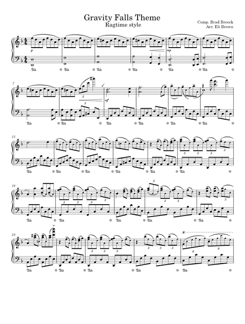 Gravity Falls Theme (Stride)