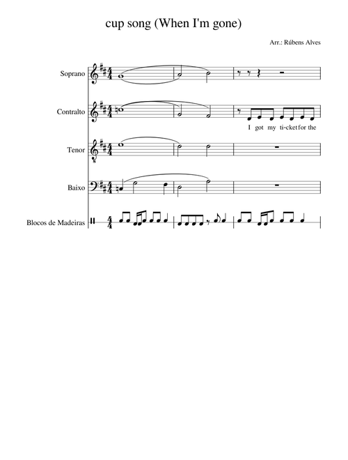 Cup song (You're gonna miss me when I'm gone)