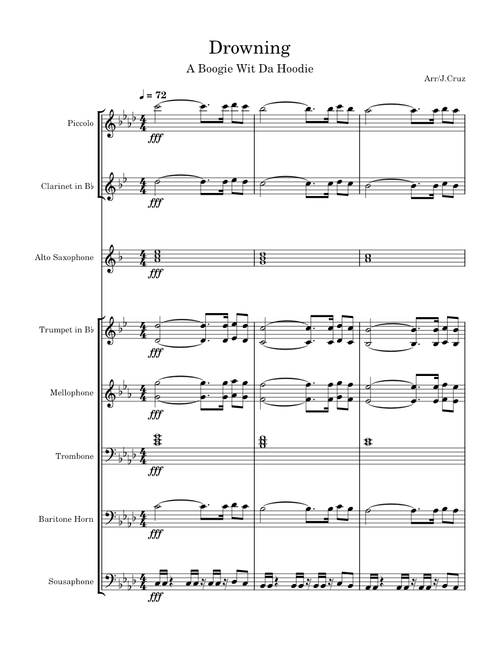 Drowning – Unknown author