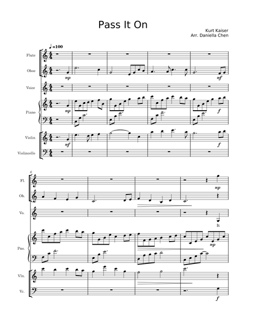 Pass it on – Kurt Kaiser
