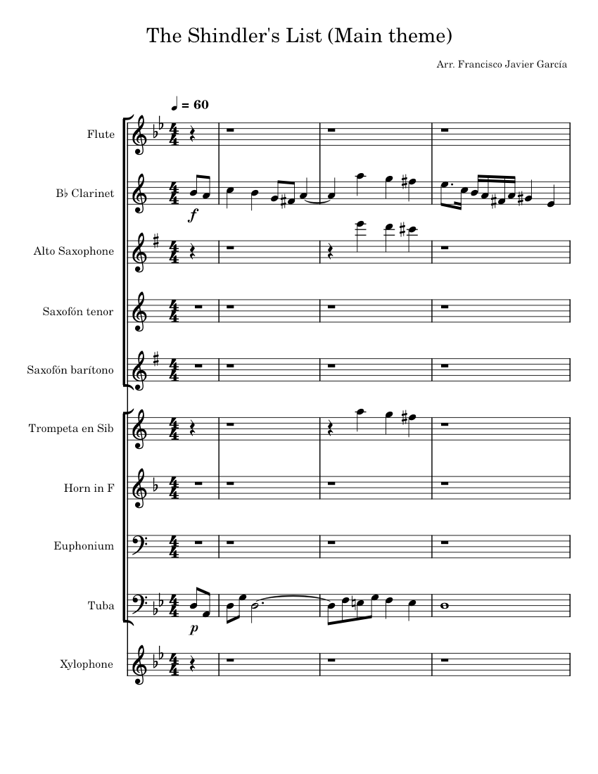 Schindler's List Theme – John Williams La Lista De Schindler (Main ...