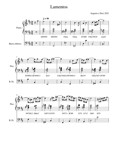 Lamento – Pixinguinha
