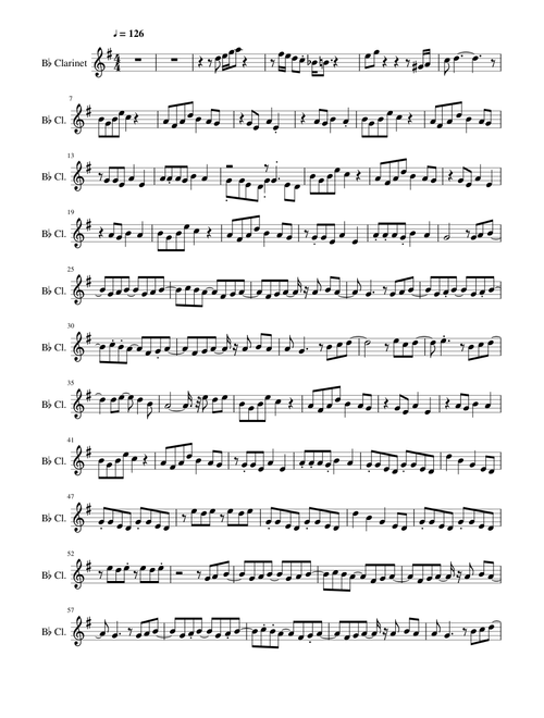 Bb Practice Barbie World Bb Clarinet Eb Sax