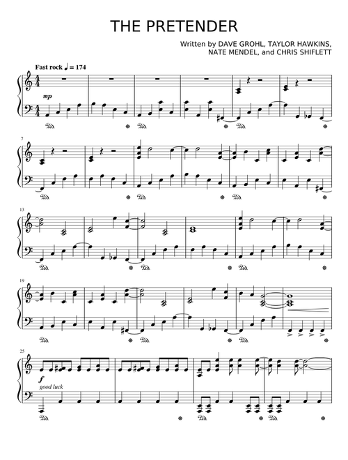 The Pretender - Foo Fighters