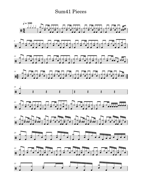 Pieces - Sum 41