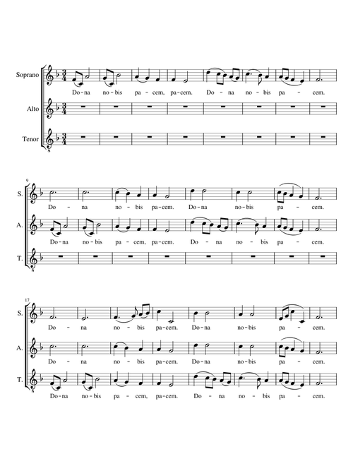 Dona nobis pacem - Wolfgang Amadeus Mozart