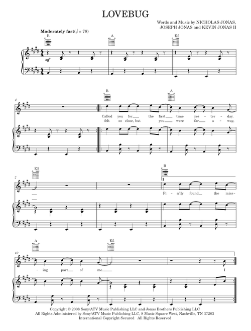 Lovebug - Jonas Brothers