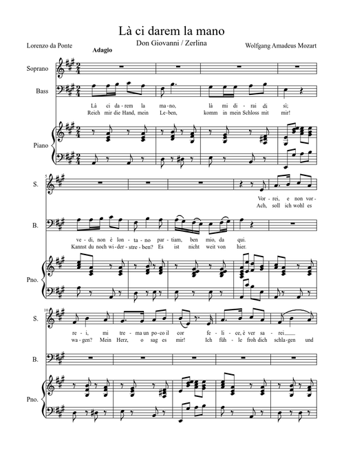 Là ci darem la mano (Mozart, Don Giovanni)