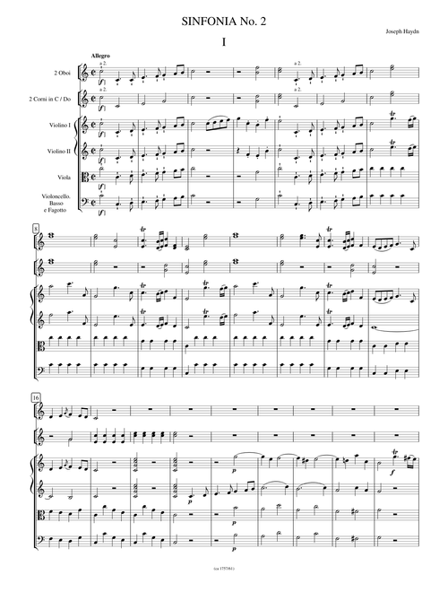 Haydn Symphony No. 2