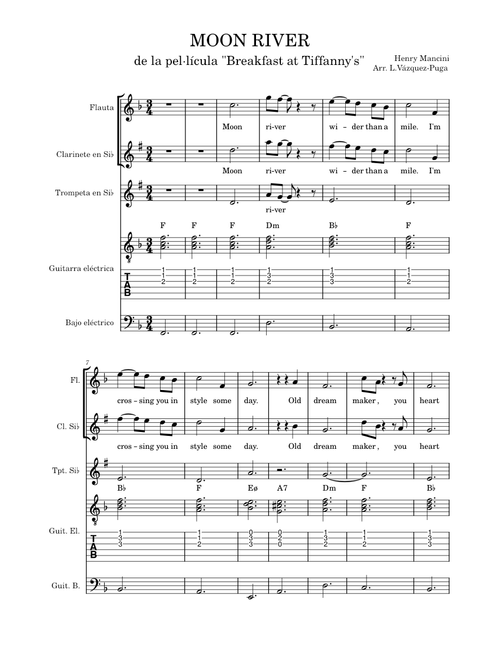Moon River – Henry Mancini