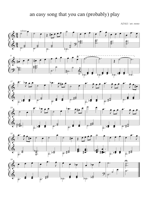 An easy song that you can (probably) play – AZALI