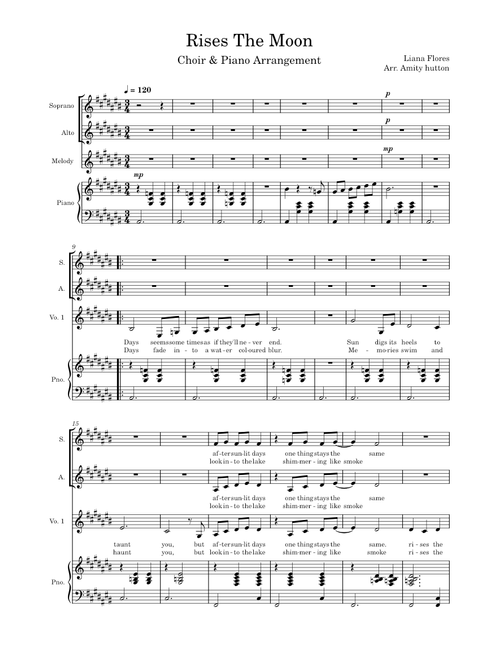 Rises the Moon – liana flores