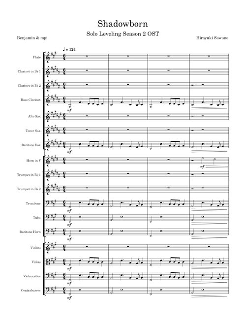 SHADOWBORN – Hiroyuki Sawano (Solo Leveling Season 2 OST)