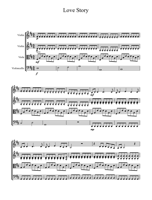 Love Story - Taylor Swift (String quartet)