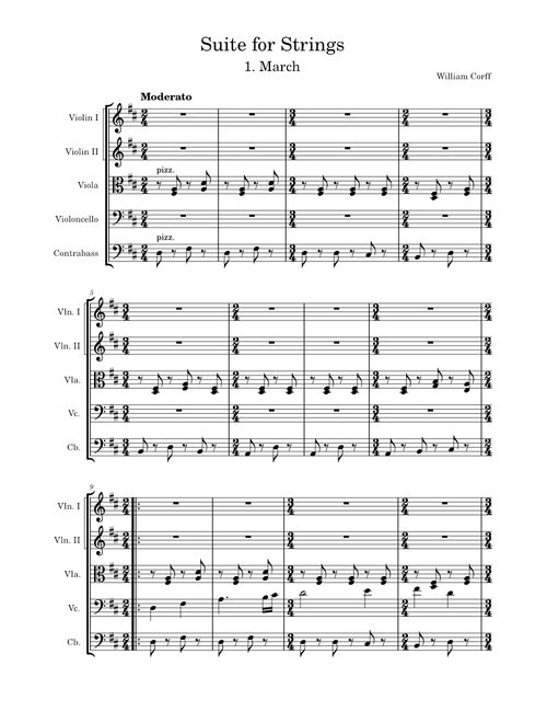 A Suite for Strings