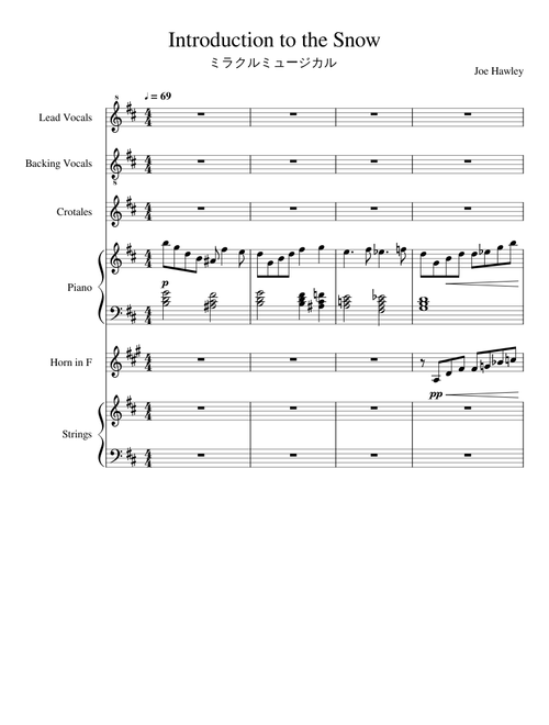 Introduction to the Snow - Miracle Musical
