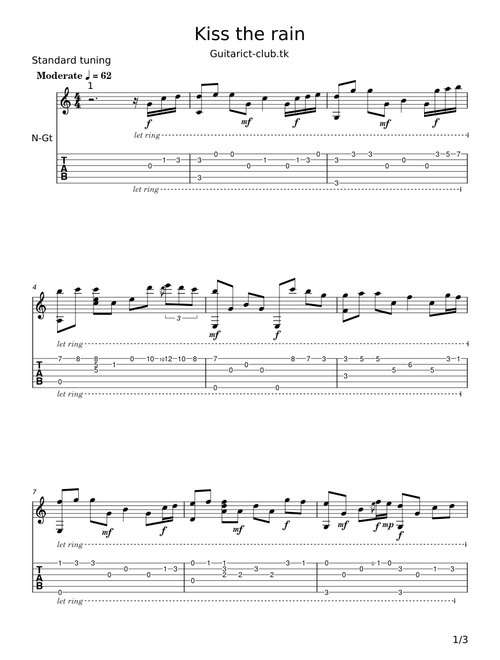 Kiss the Rain - Yiruma