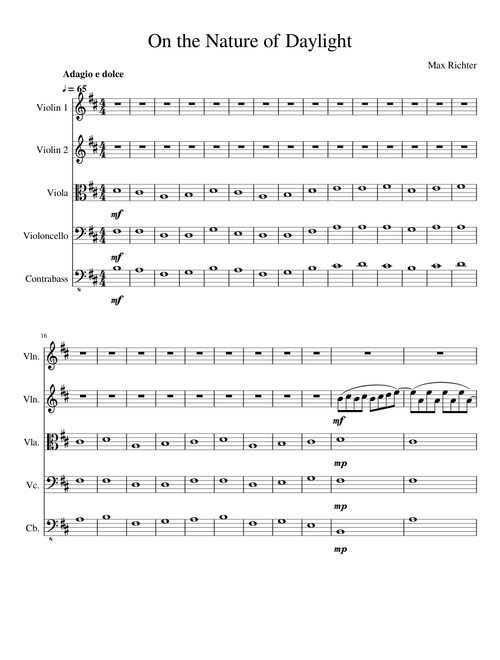 On the Nature of Daylight B minor