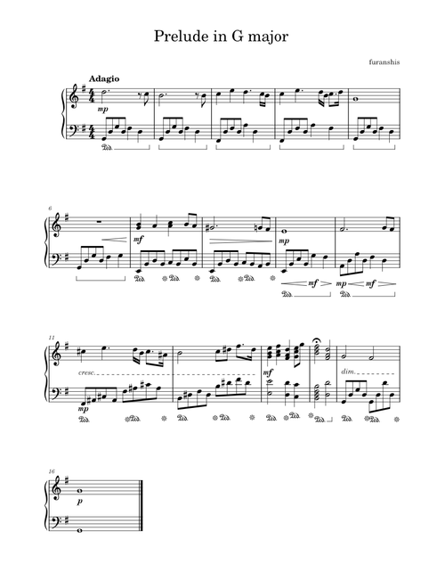 Prelude in G major