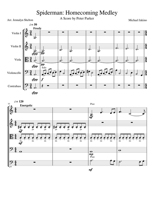 Spiderman: Homecoming Medley