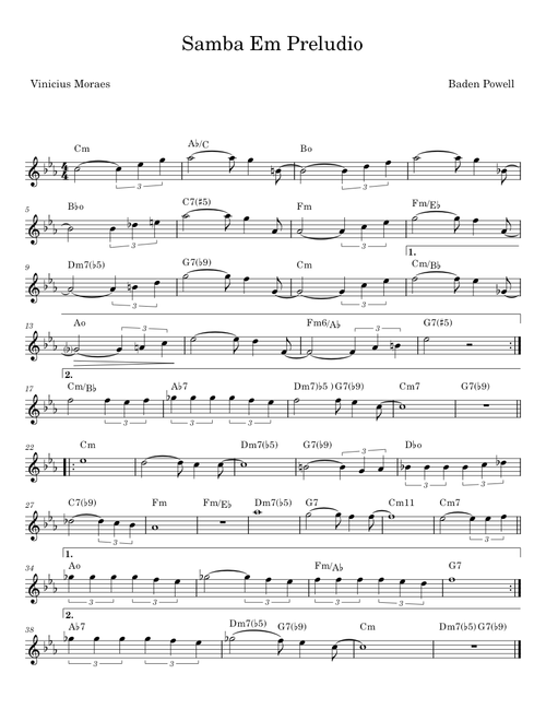Samba em preludio - Baden Powell
