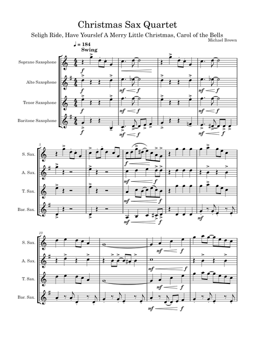 Christmas Sax Quartet