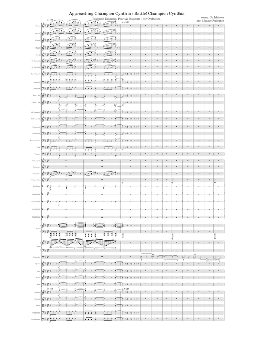 Approaching Champion Cynthia & Battle! Champion Cynthia | for Orchestra