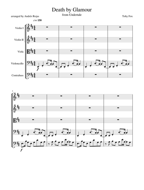 Death by Glamour for String Orchestra