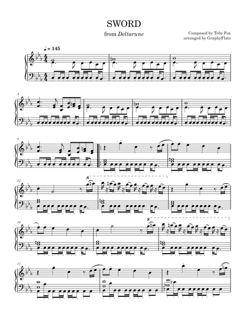 SWORD – Toby Fox (arr. GraphyFlats)